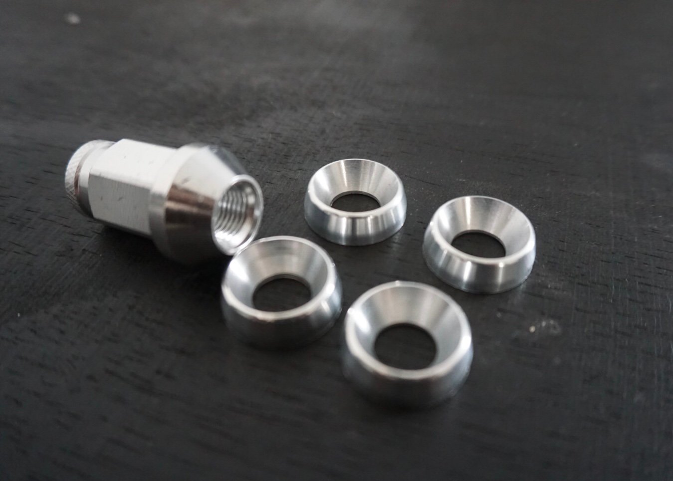 Honda Ruckus Parts | FLP Tapered Lug Nut Washers (Set of 4)