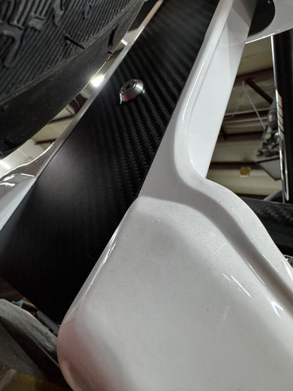 FLP Carbon Fiber Front Frame Cover – Honda Ruckus