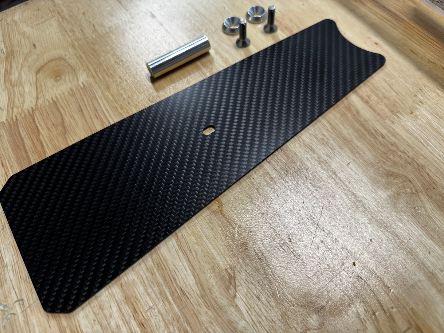 FLP Carbon Fiber Front Frame Cover – Honda Ruckus