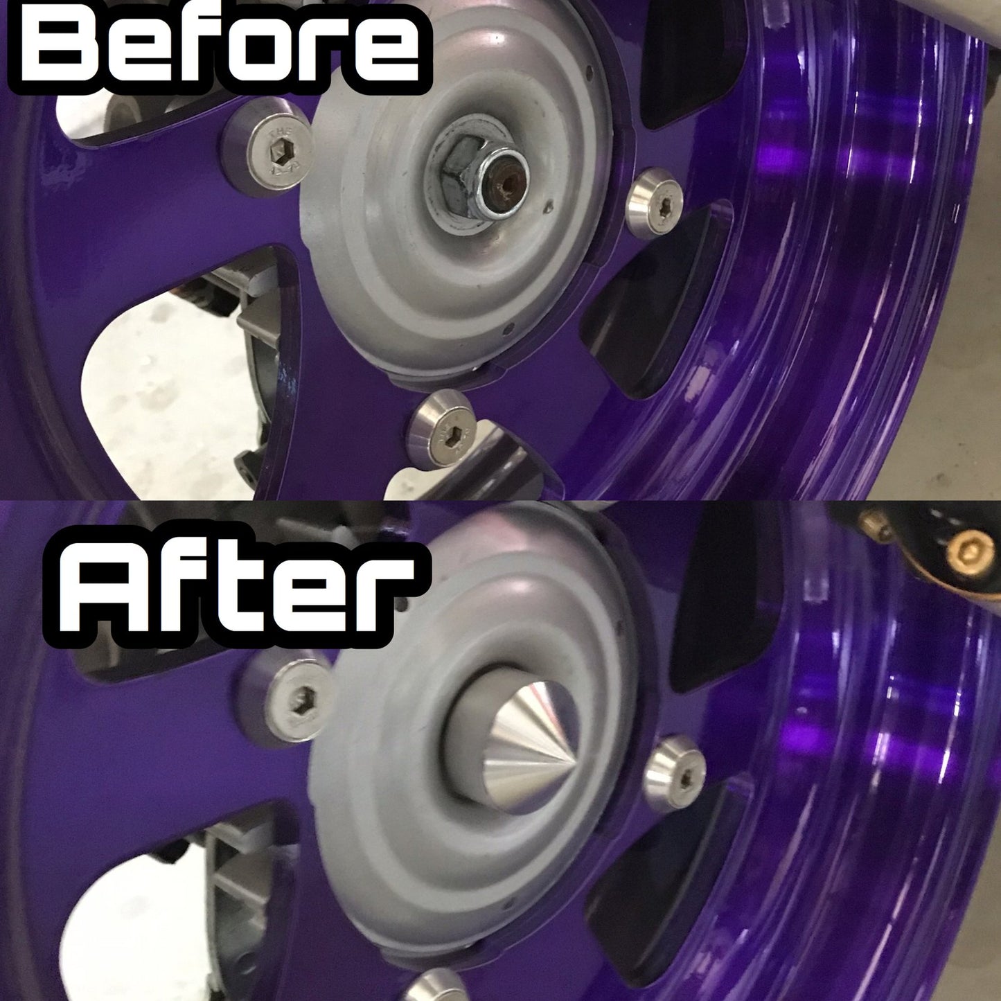 Ruckus rear Nut cover 