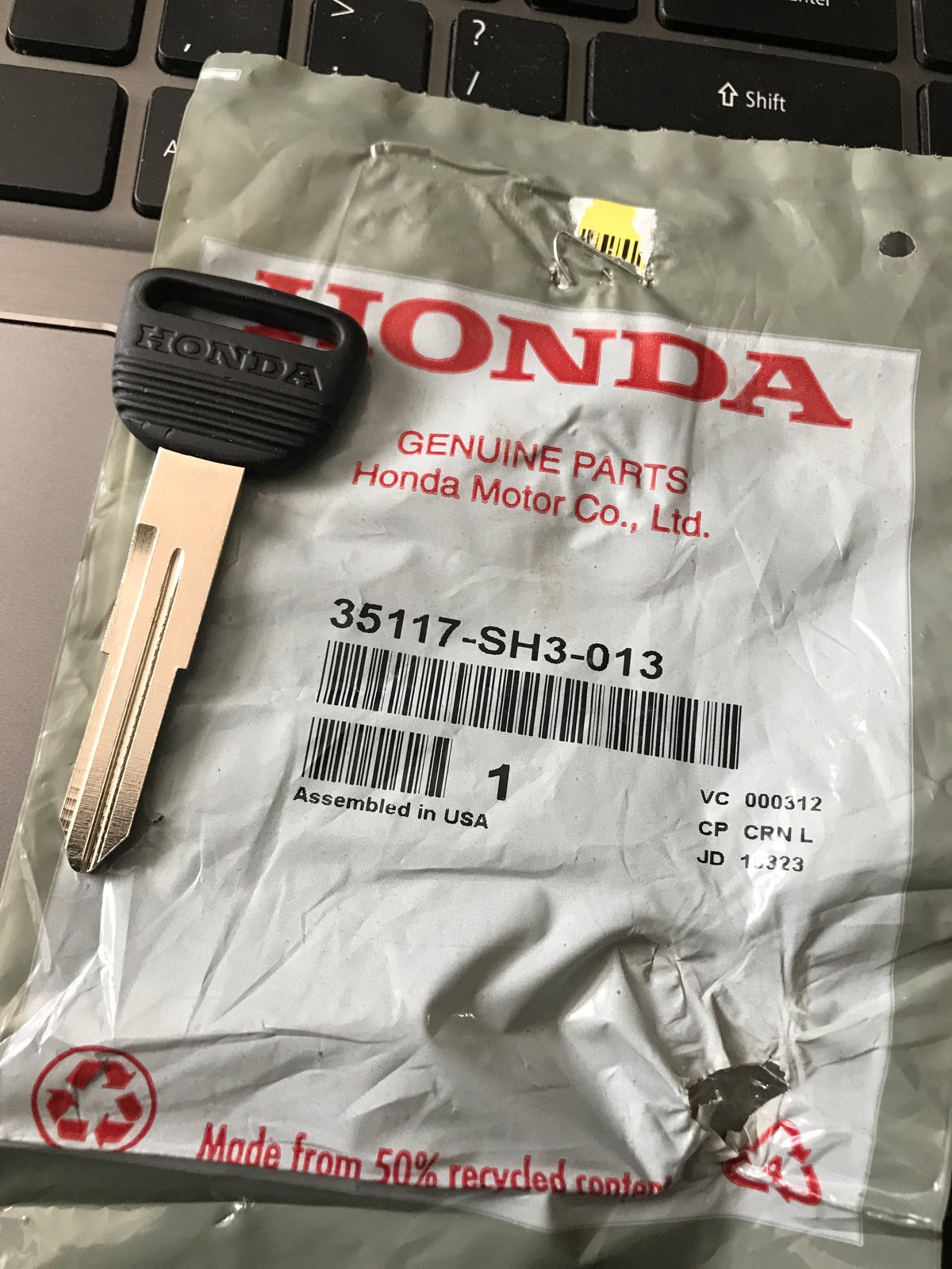 KEY COVER -CIVIC -DELSOL - ACCORD - PRELUDE – FLP Parts